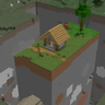 Minecraft but Taking Damage Deletes the Chunk